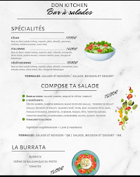 Menu Don kitchen Page 1