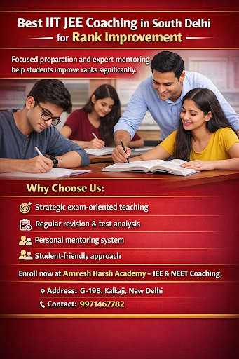 Join [Amresh Harsh Academy - JEE & NEET Coaching], [DELHI] today. post image