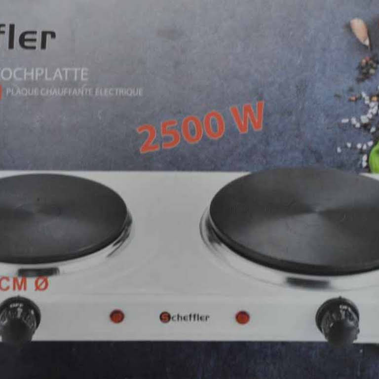 Double Plaque Chauffante Electrique - Scheffler 2 500 W