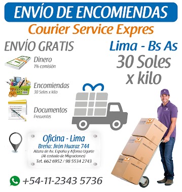 Courier Perú Argentina, Author: Courier Perú Argentina