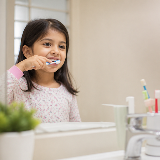 Healthy smiles start early. At Damani Dental Care and Implant Centre in Warasiya ring road, Vadod… post image