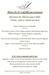 Menu Couteaux Fourchettes ☕️ 🍴Café Restaurant Page 1