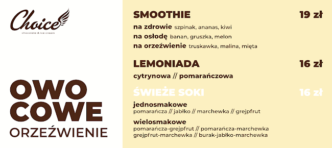 Choice Lody & Czekolada - Kawiarnia