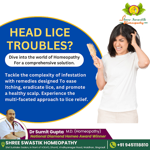 Head lice troubles. Dive into the world of homeopathy for a comprehensive solution. Tackle the co… post image