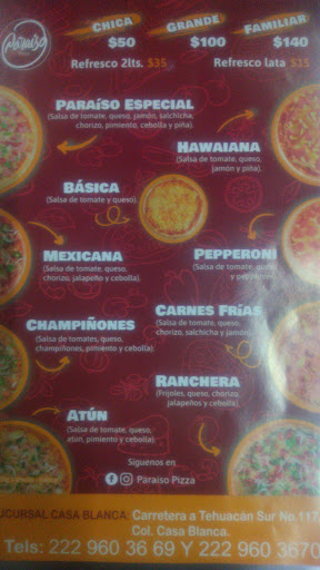 Paraíso Pizza Suc. Casa Blanca - Thumbnail