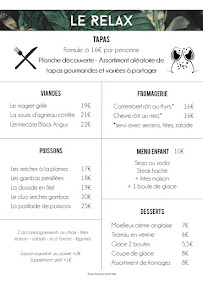 Menu Relax 2024 bar resto tapas Page 2