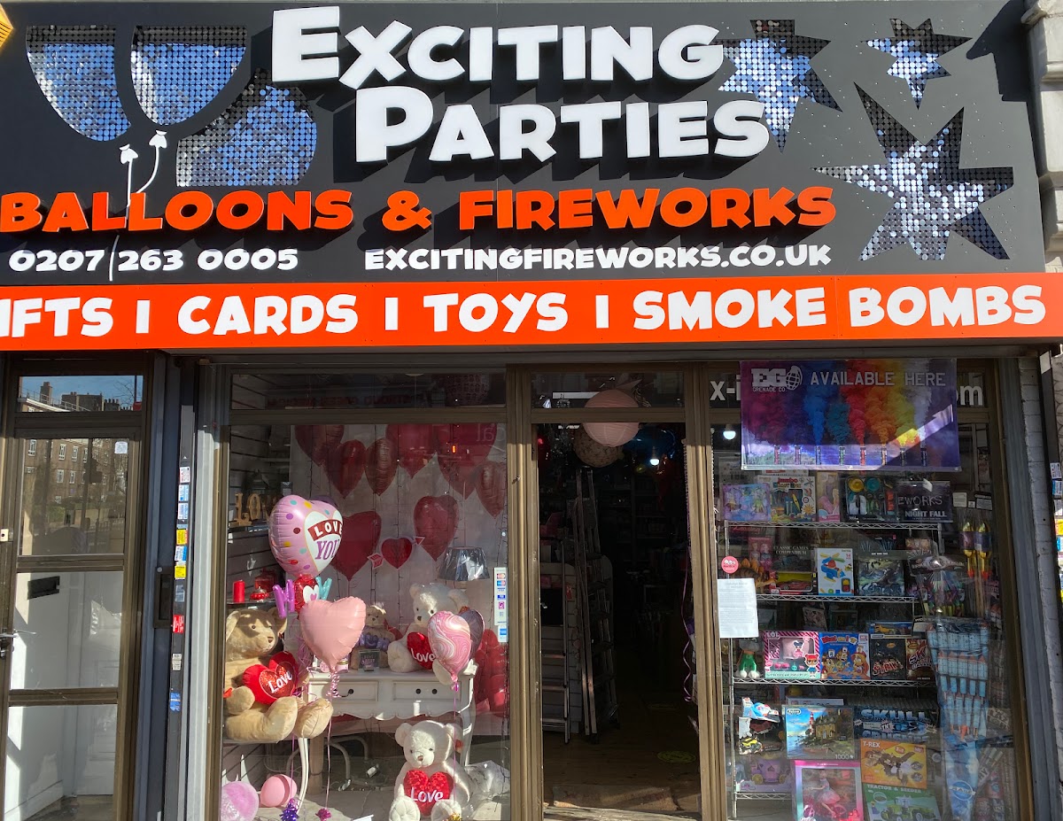Exciting Fireworks shop