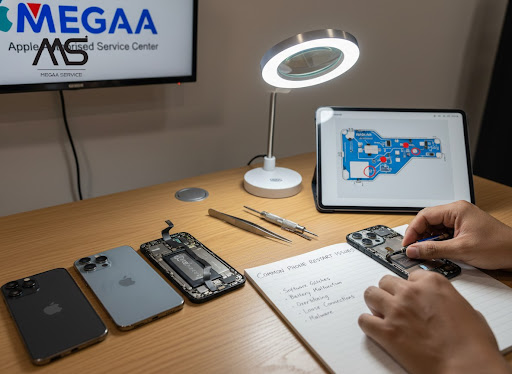 Is your iPhone restarting on its own at the worst possible time? At MEGAA SERVICE, Apple Authoris…