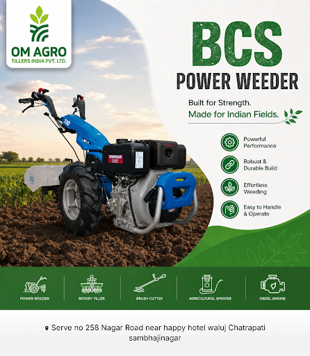 Om Agro Equipments offers reliable Bcs power weeders designed for efficient fieldwork. Explore du… post image