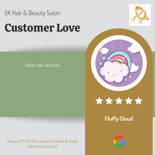 Fluffy Cloud's delightful experience at SK Hair & Beauty Salon in Gandhinagar! Our expert stylist… post image