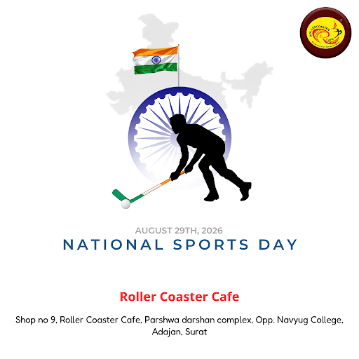 Celebrate National Sports Day at Roller Coaster Cafe with a delicious Veg Cheese Grilled Sandwich… post image
