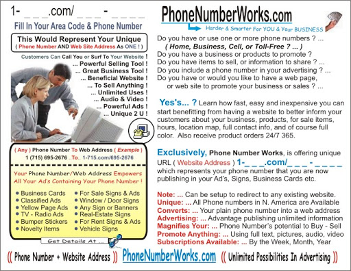 PhoneNumberWorks.com - Visual