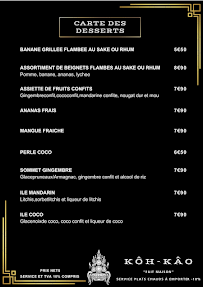 Menu KÔH-KÂO Page 6