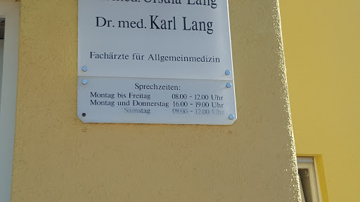 Dr. med. Karl Lang