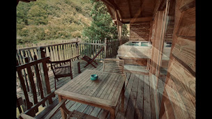Photo n°2 de Aura Cabana - Cabane spa dans le Gard à Saint-André-d'Olérargues (Chambre d'hôtes)