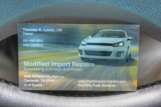 Modified Import Repairs - Thumbnail