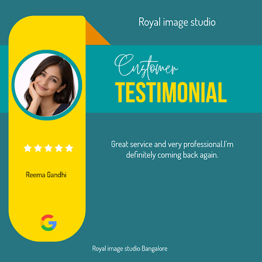 Reema Gandhi raves about her exceptional experience at Royal image studio in Bengaluru! She prais… post image