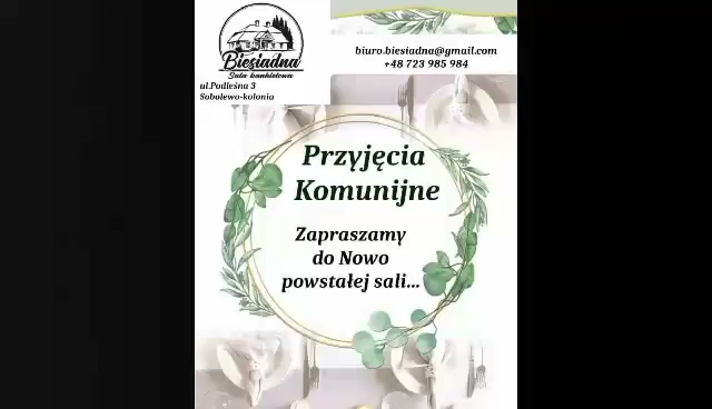 Opinie o Biesiadna Sala Bankietowa w Białystok - Organizator imprez