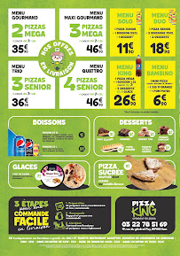 Menu Pizza King Ham Page 1