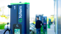 Borne de recharge e-Totem à Coutras