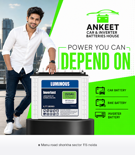 Ankeet Car Battery & Inverter Repair is a reliable battery wholesaler offering a wide range of pr…