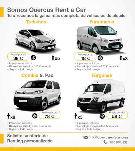 Quercus Alquiler de Vehículos - Navalmoral