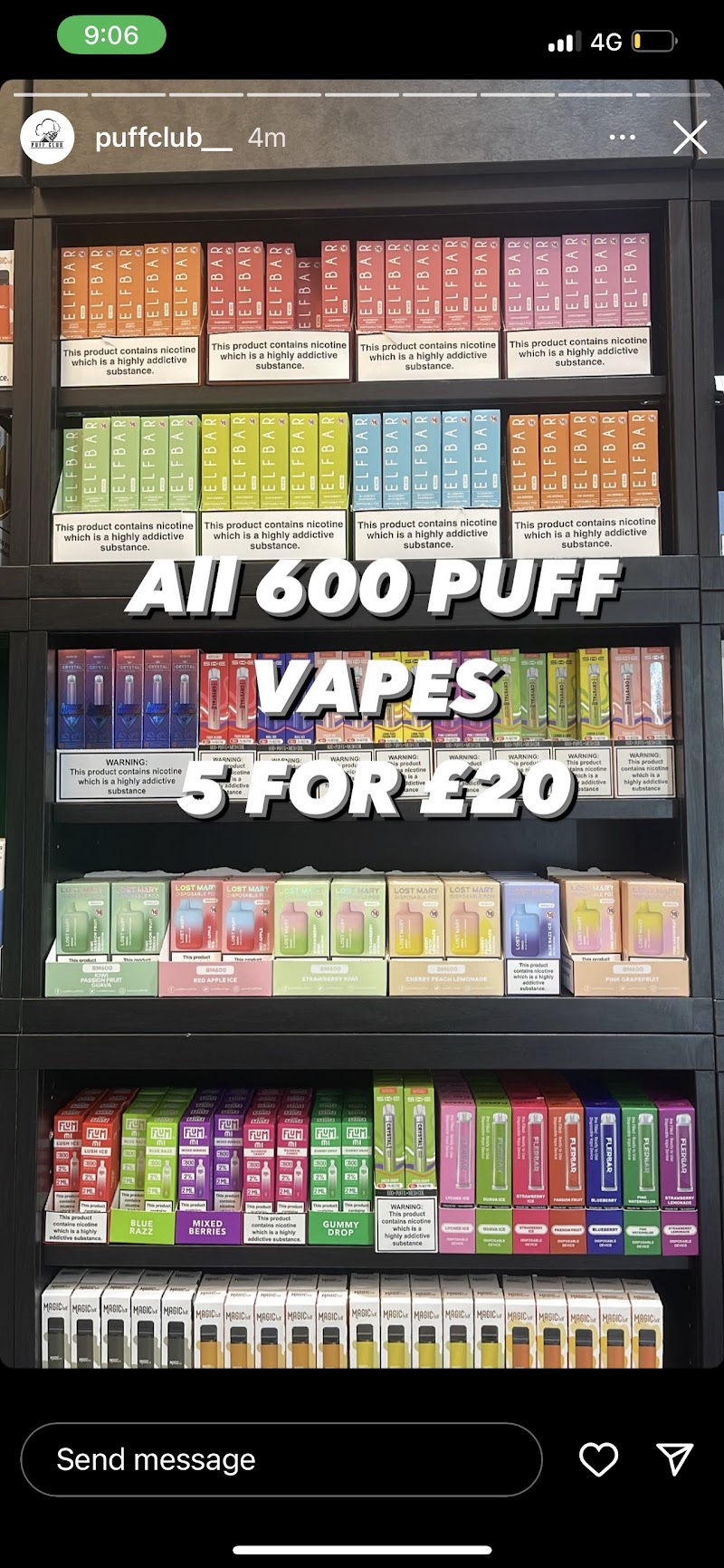 Puff Club -FIREWORKS, Vapes & Shishas photo 3