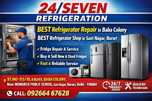 24/SEVEN REFRIGERATION provides professional and reliable LG refrigerator repair service in Baba… post image