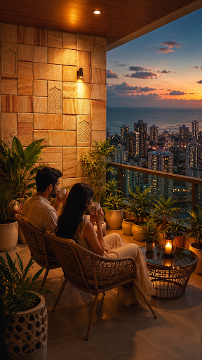 Transform your balcony into a luxurious retreat with our premium natural stone wall cladding. Ele… post image