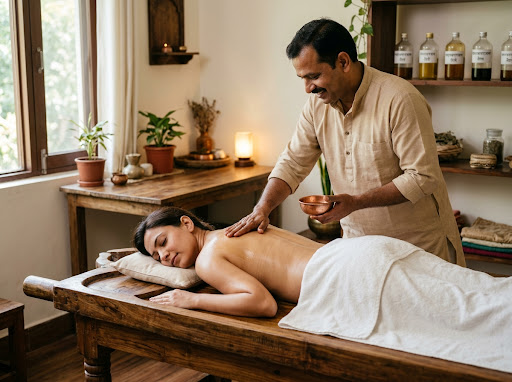 Experience the healing power of traditional Acharya Panchakarma oil massage at Devbhoomi Ayurveda…