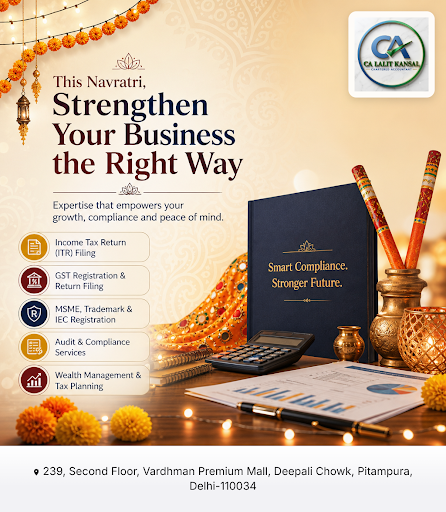 LALIT KANSAL & ASSOCIATES offers expert Chartered accountant services including GST registration… post image