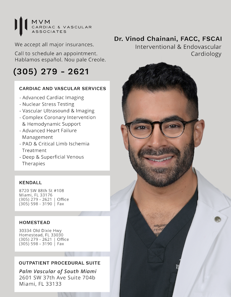 Mvm Cardiac Vascular Associates Vinod Chainani Md John Sokolowicz Md