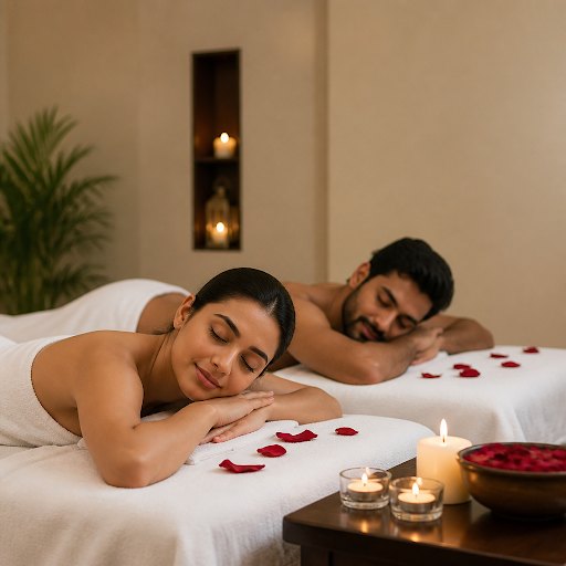 Celebrate your special day with a luxurious couples experience at Goldstone Wellness, Vesu, Surat…