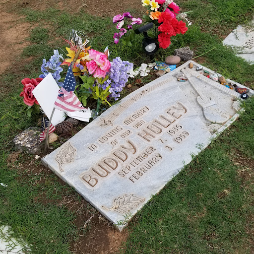 Buddy Holly Gravesite Logo