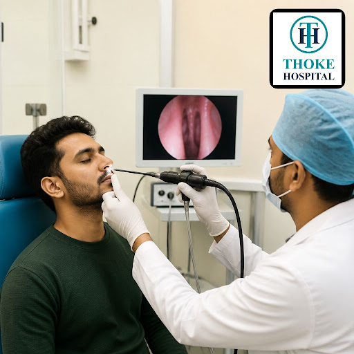 Breathing trouble due to constant nose block, snoring or sinus issues? At Thoke ENT Hospital & Ad… post image