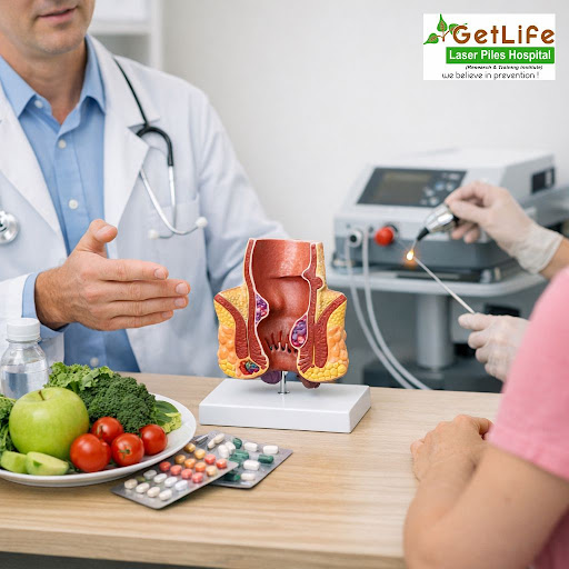 Struggling with pain, bleeding or itching due to piles? At Getlife Laser Piles Clinic in Amravati… post image