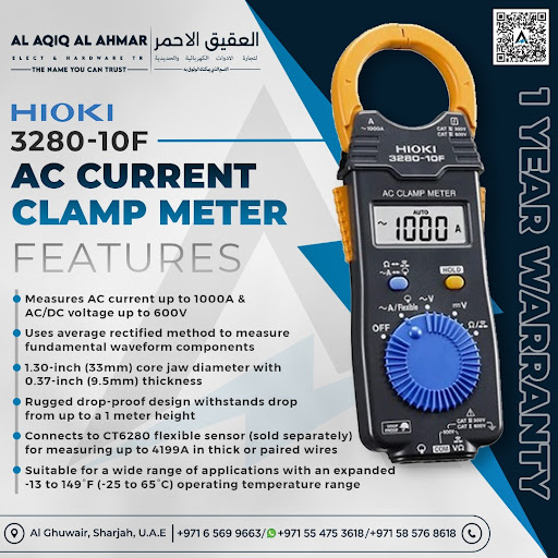 HIOKI AC CURRENT CLAMP METER 3280-10F