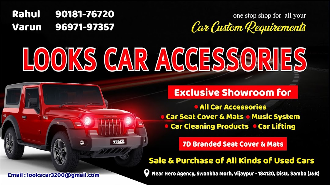 Custom car accessories 2024 store near me
