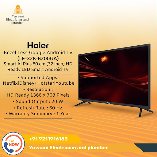 Experience smart entertainment with the Haier Bezel Less Google Android TV! post image