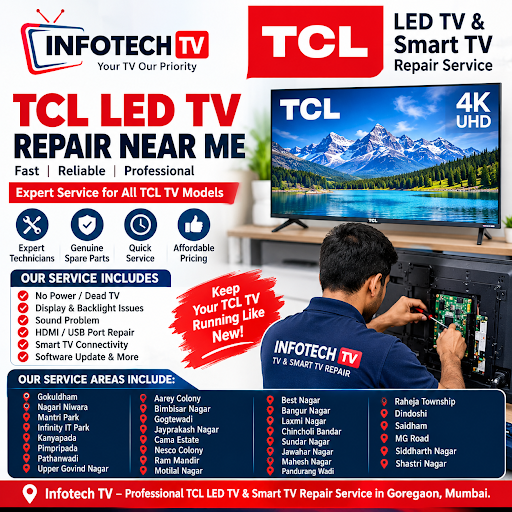 TCL LED TV Repair Near Me – Infotech TV, Goregaon post image