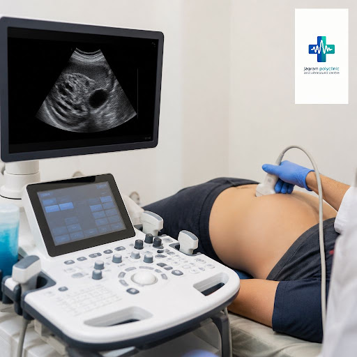 Worried about stomach pain, acidity, or digestion issues? At Jagram Polyclinic And Ultrasound Cen… post image
