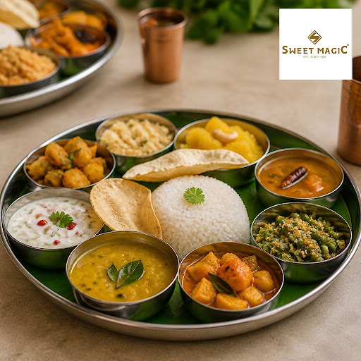 Experience the joy of homely, freshly prepared thalis served from morning to night at Sweet Magic… post image