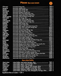 Menu Pizzeria Piccolino - Mèze Page 2