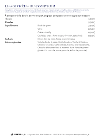 Menu Le Comptoir de la Mer Page 5