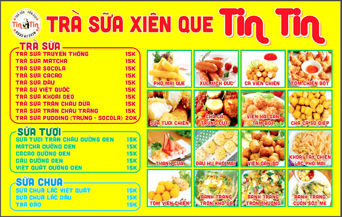 Trà Sữa Xiên Que Tin Tin, 21B Lê Cơ, An Lạc, Bình Tân, TPHCM