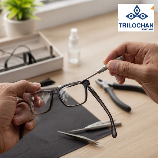 Broken frame, loose screws or uncomfortable glasses? Trilochan Eyecare in Uran, Navi Mumbai is he… post image