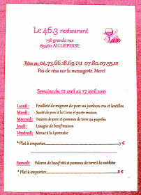 Menu Le 46.3 Page 19