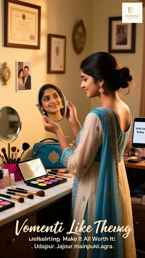 Get ready to shine on your big day! As Udaipur's most loved bridal makeup artist, I, Vaishali, of…