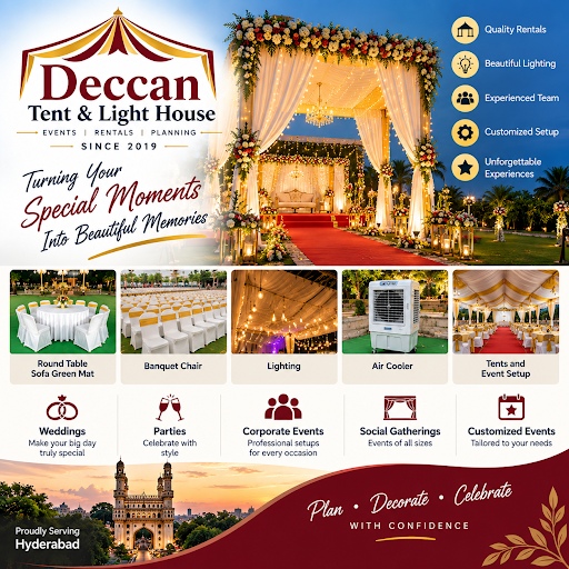 Create Unforgettable Events with Deccan Tent & Light House 🎪✨ post image