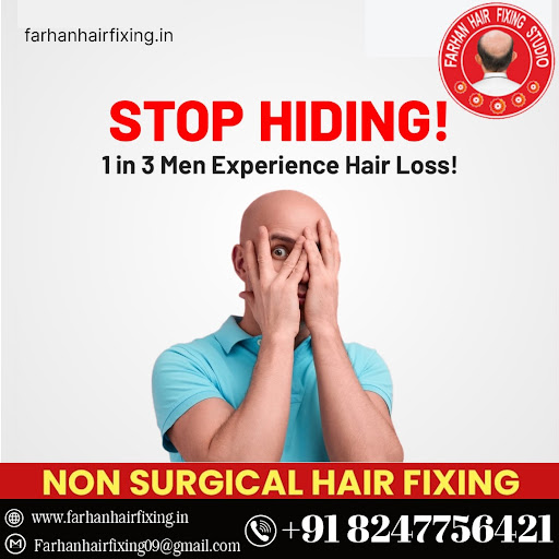 Say goodbye to hiding and hello to confidence with Farhan Hair Fixing! 😎 Did you know 1 in 3 men…
